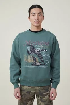 COTTON ON Oversized Graphic Sweater