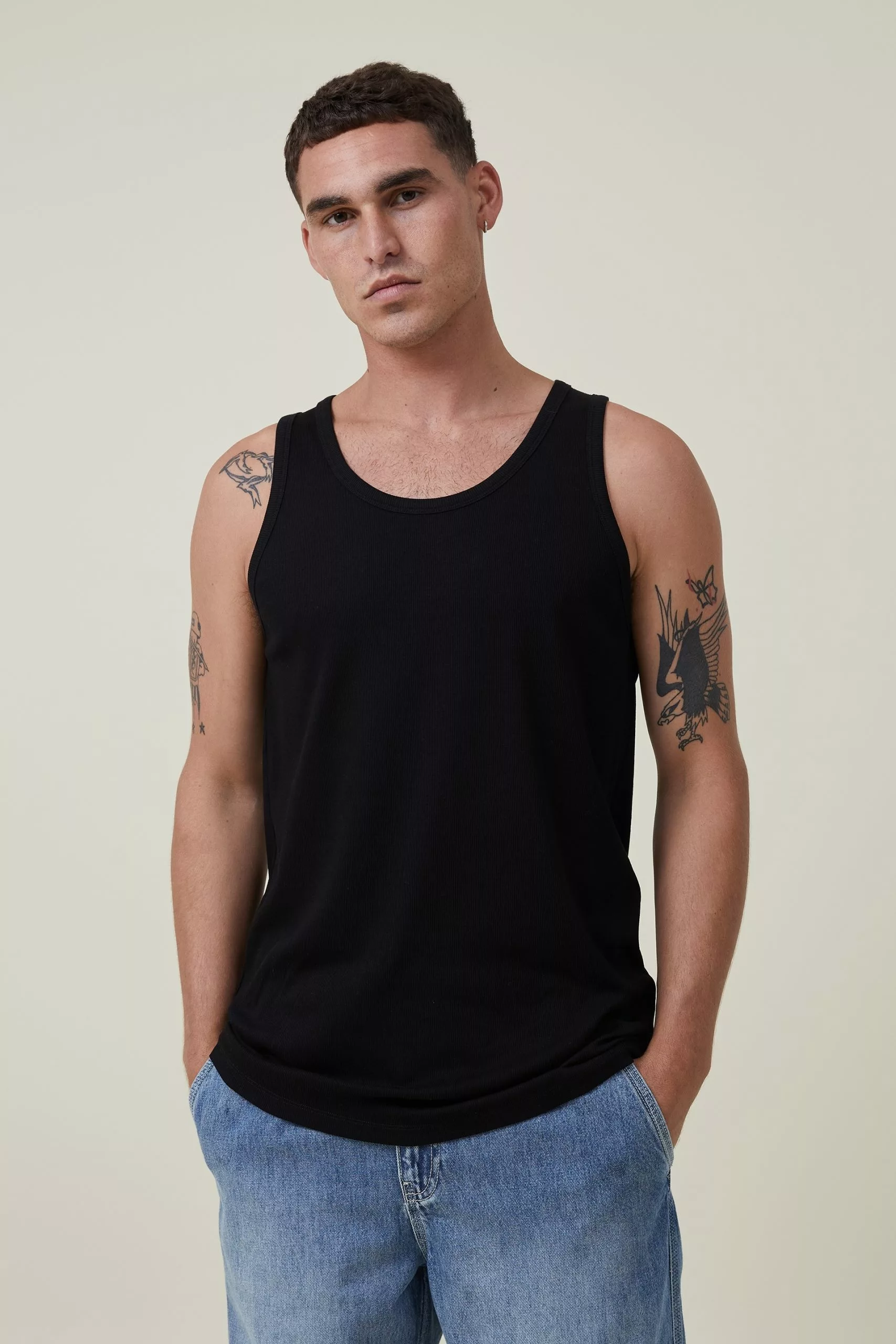 COTTON ON Loose Fit Rib Tank