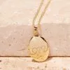 Rubi Personalised Premium Pendant Necklace Gold Plated