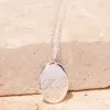 Rubi Personalised Premium Pendant Necklace Silver Plate