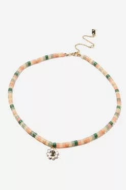 Rubi Premium Beaded Necklace Gold Plated