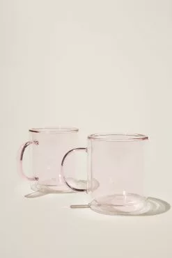 Body Double Wall Glass Mug 2Pk