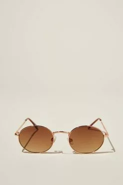 Rubi Tasha Metal Round Sunglasses