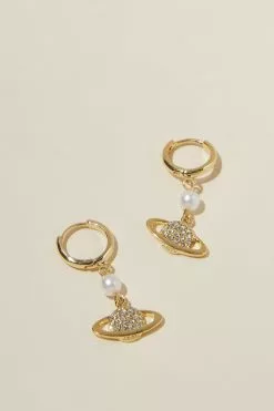 Rubi Mid Charm Earring