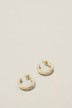 Rubi Mid Hoop Earring