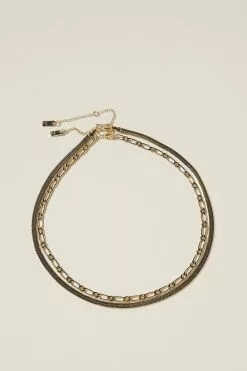 Rubi 2Pk Fine Chain Necklace