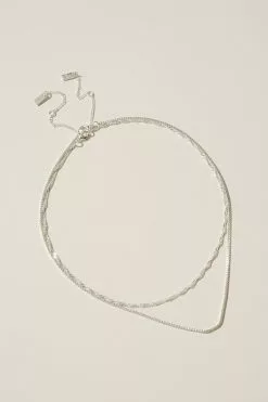 Rubi 2Pk Fine Chain Necklace