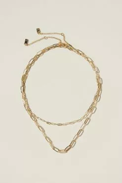 Rubi 2Pk Fine Chain Necklace