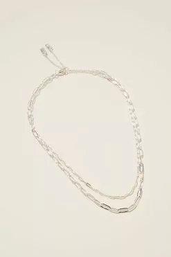 Rubi 2Pk Fine Chain Necklace