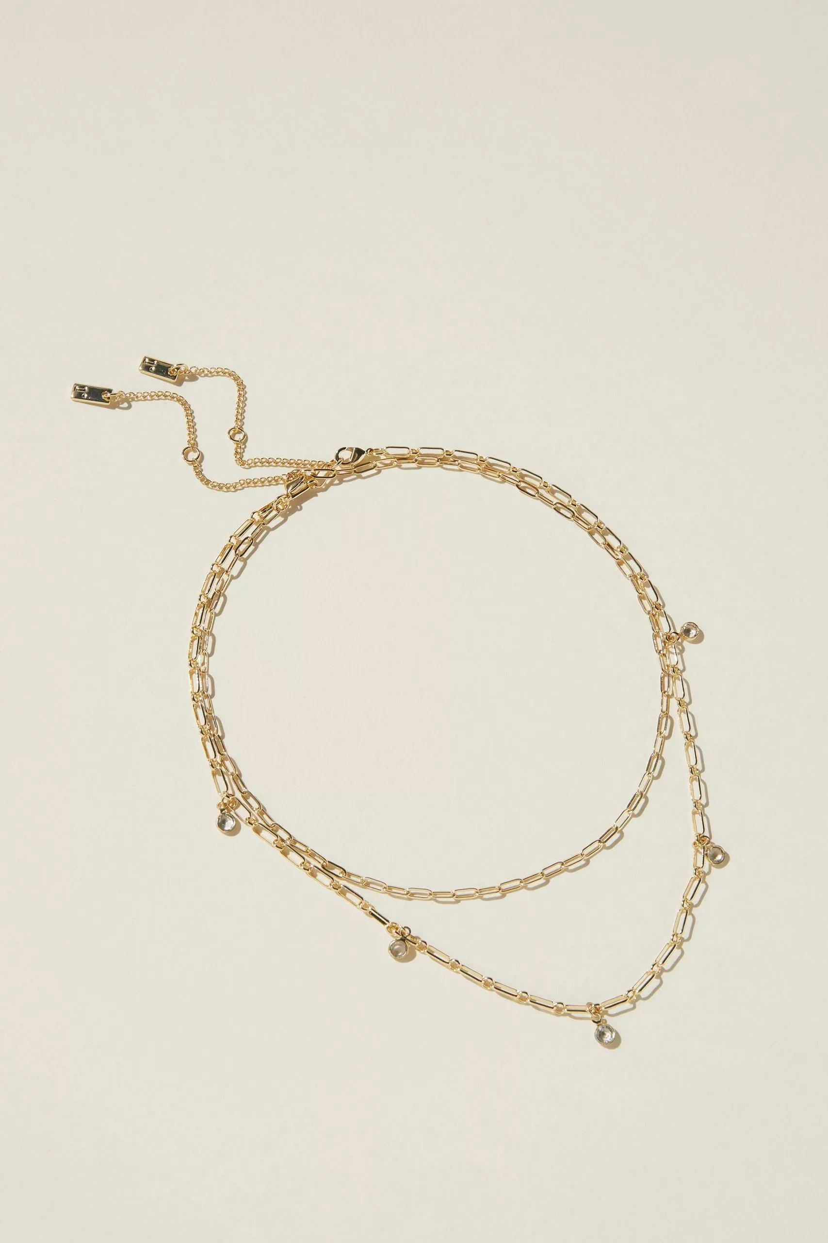 Rubi 2Pk Fine Chain Necklace