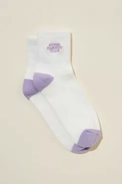 Rubi Club House Quarter Crew Sock