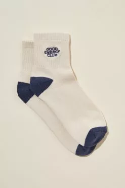 Rubi Club House Quarter Crew Sock
