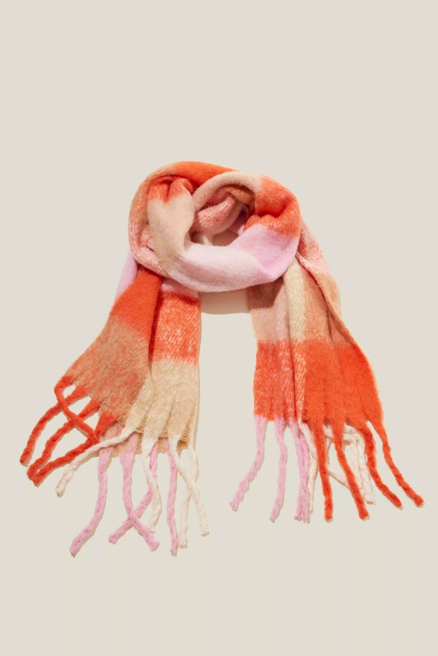 Rubi Phoebe Brushed Tassel Scarf