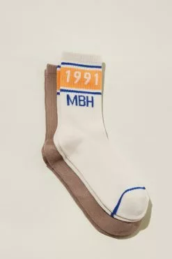 Rubi The Perfect Pair Crew Sock 2Pk