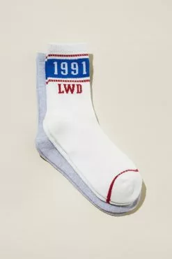 Rubi The Perfect Pair Crew Sock 2Pk