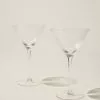 Body Etched Martini Glass 2Pk