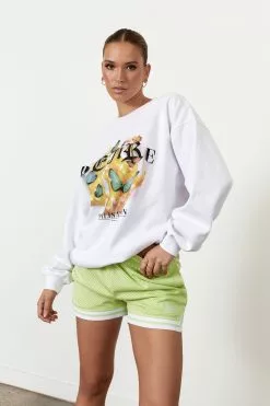 Oversized Graphic Crew