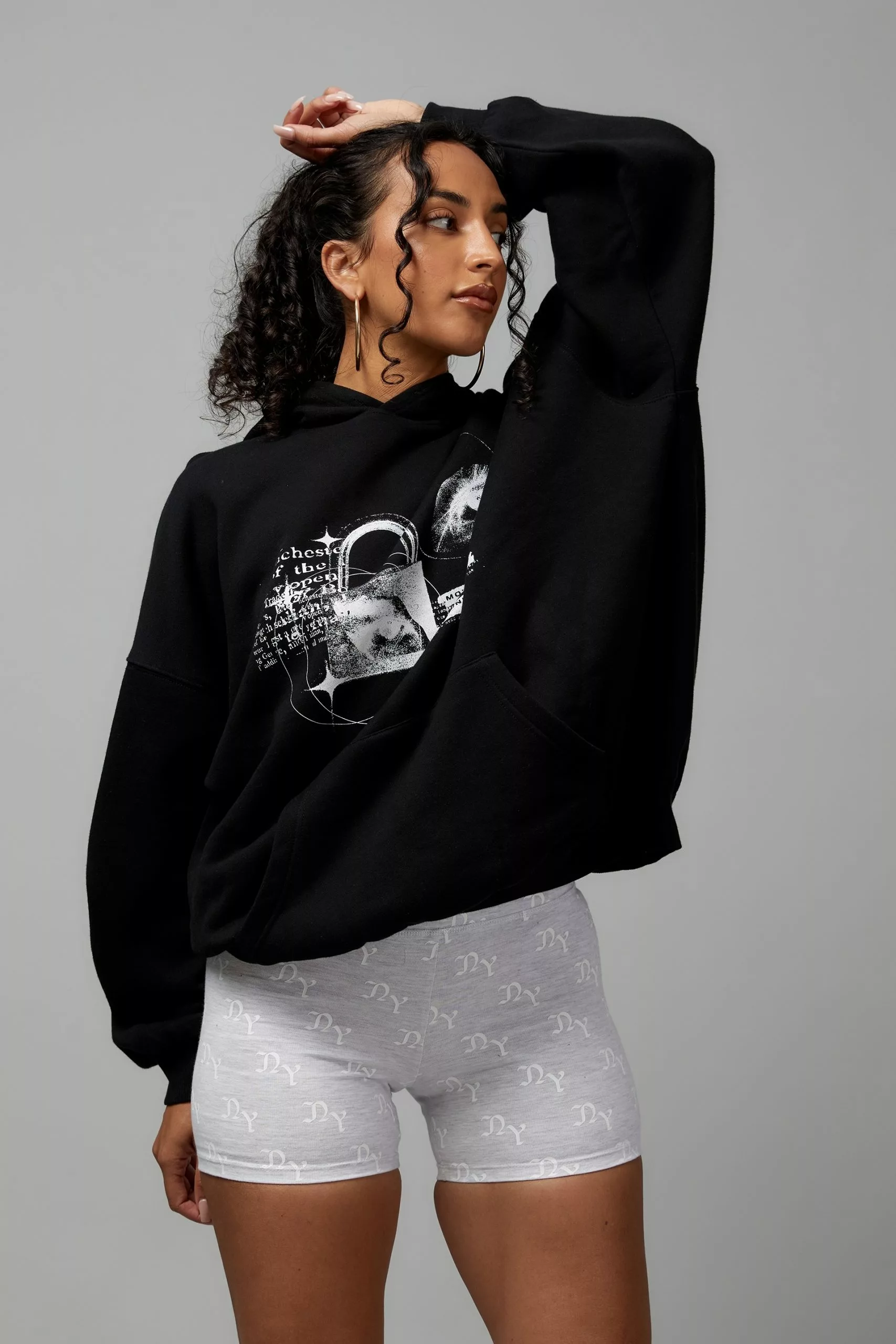 Cheeky High Waisted Printed Bike Short