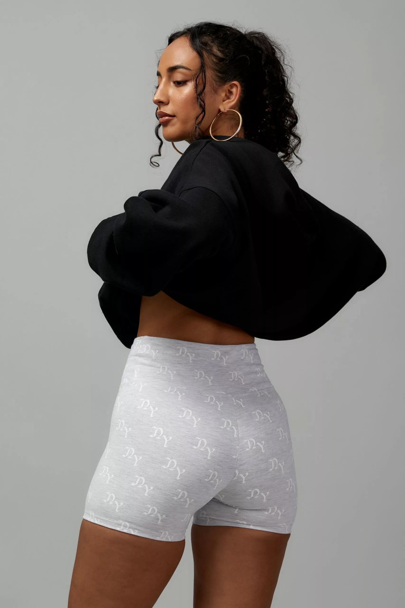 Cheeky High Waisted Printed Bike Short - Image 3