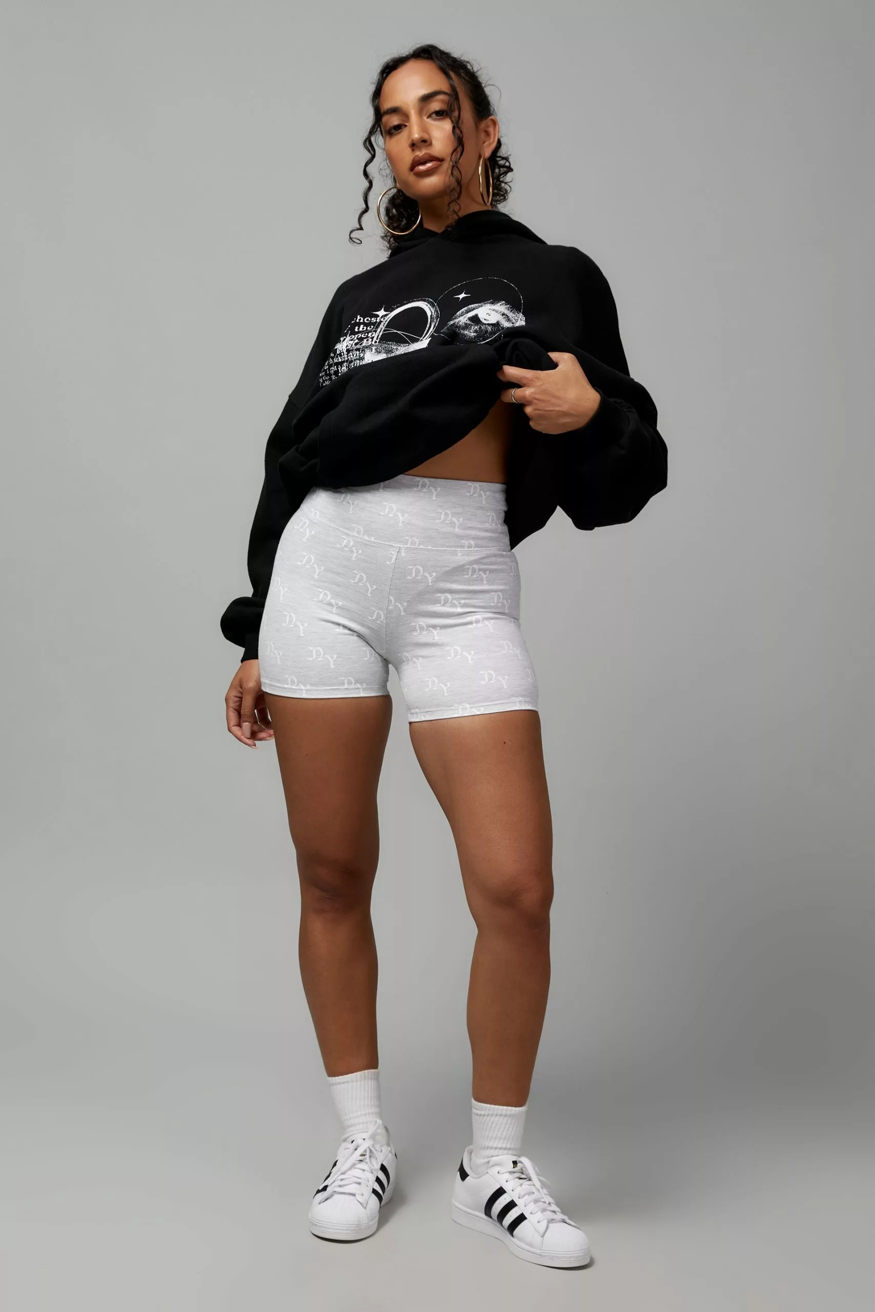 Cheeky High Waisted Printed Bike Short - Image 4