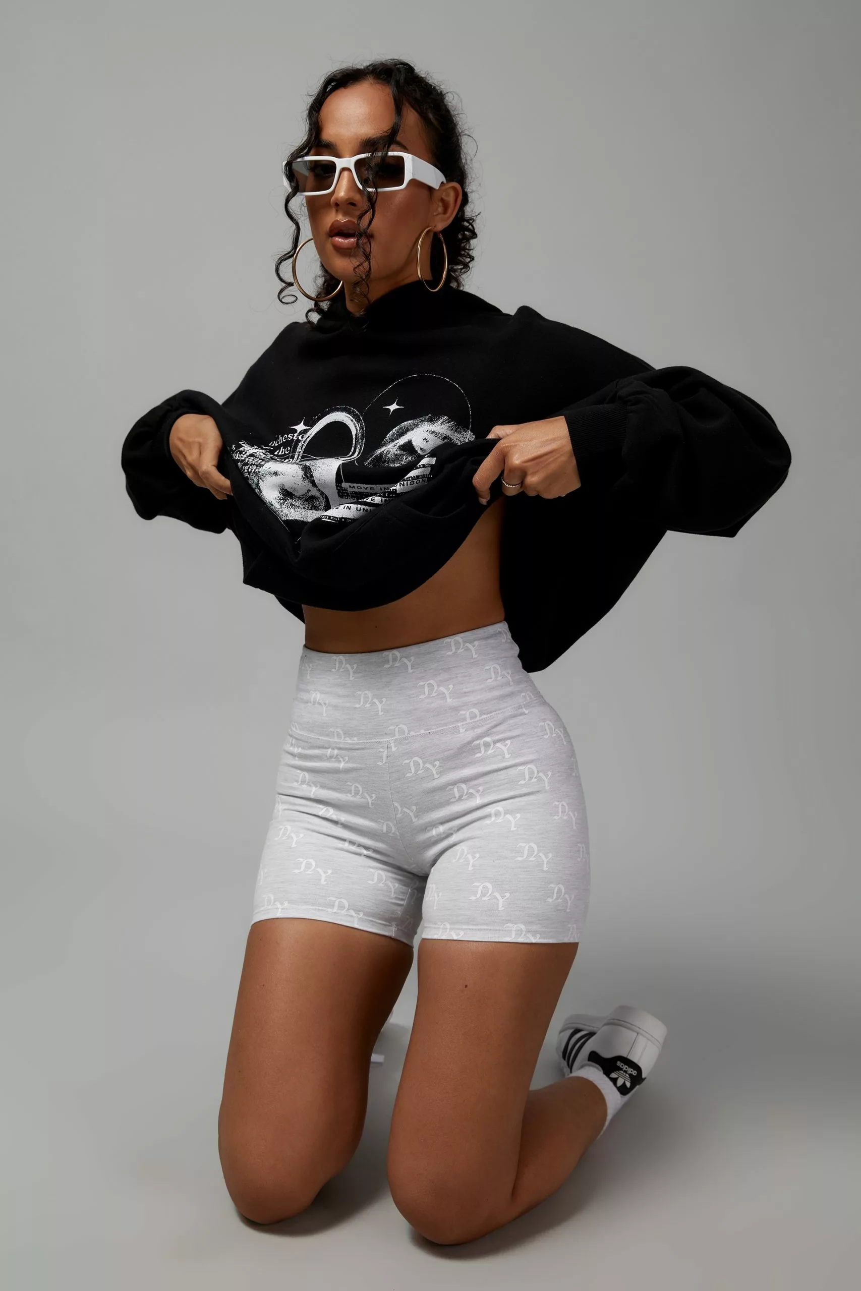 Cheeky High Waisted Printed Bike Short - Image 5