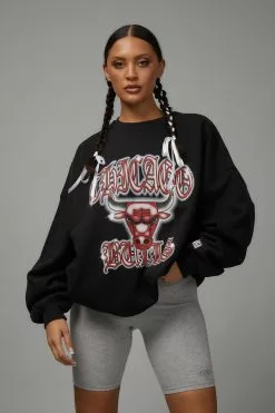 Lcn Nba Slouchy Premium Graphic Crew