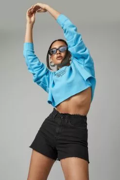 Raw Edge Denim Short