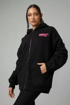 Oversized Zip Through Hoodie