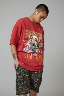 Oversized Nfl Superbowl T Shirt