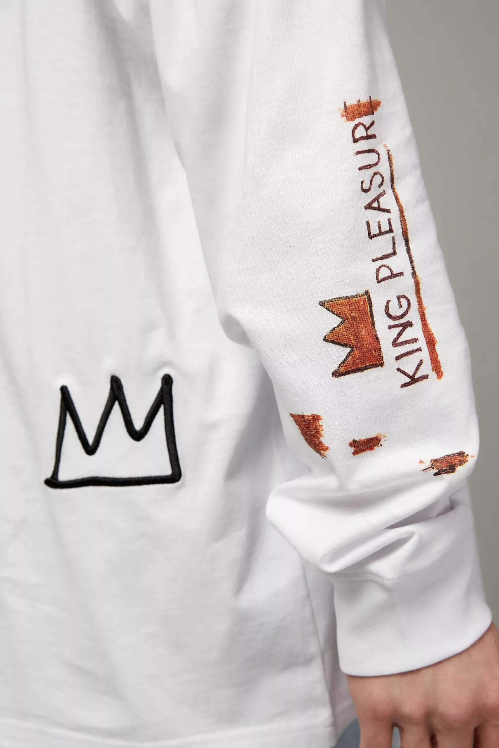 Oversized Long Sleeve Basquiat T Shirt - Image 2