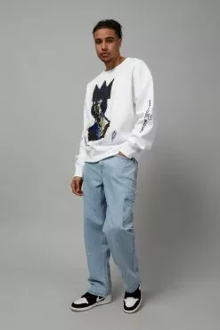 Baggy Basquiat Graphic Crew