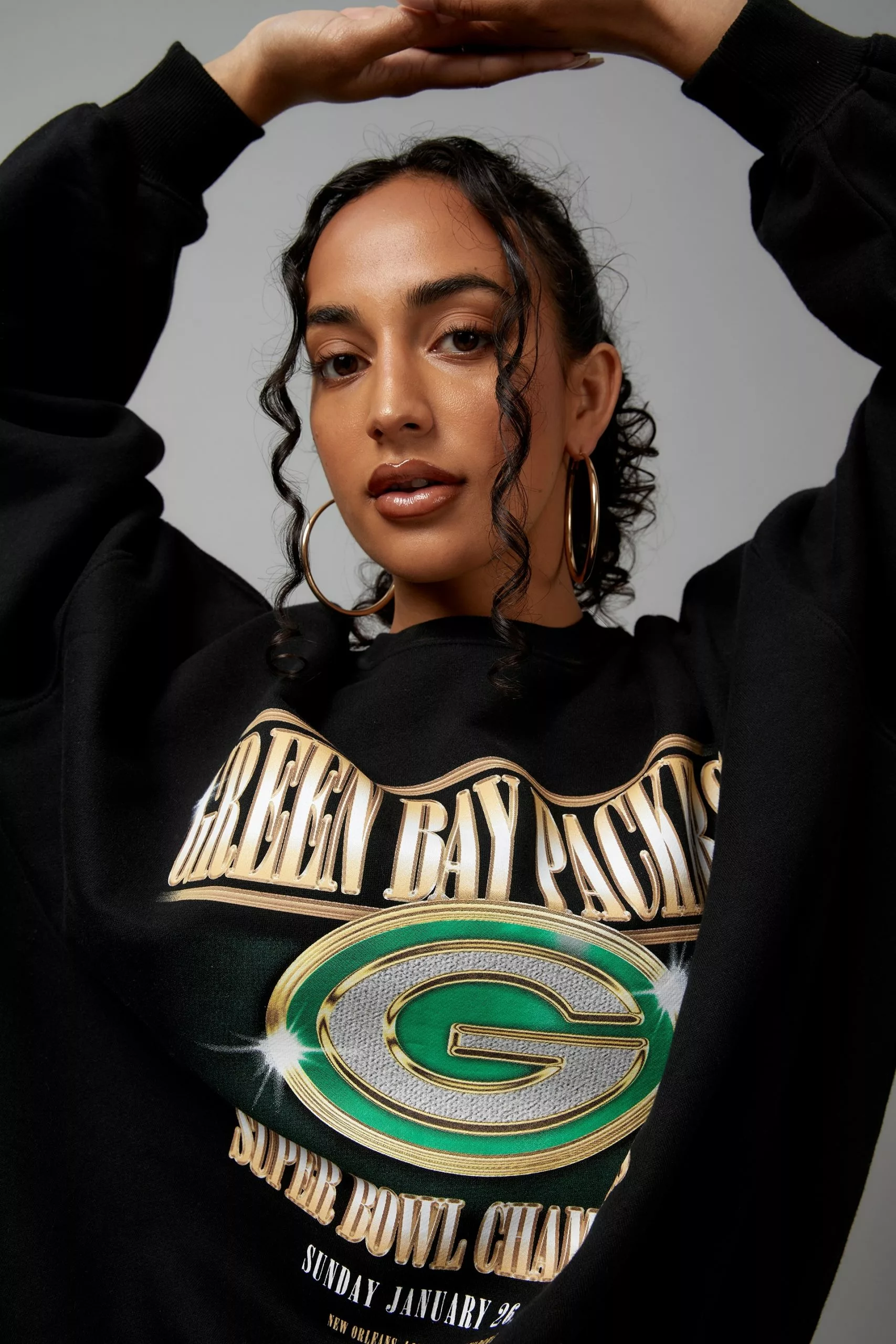 NFL Super Bowl Slouchy Graphic Crew - Image 2