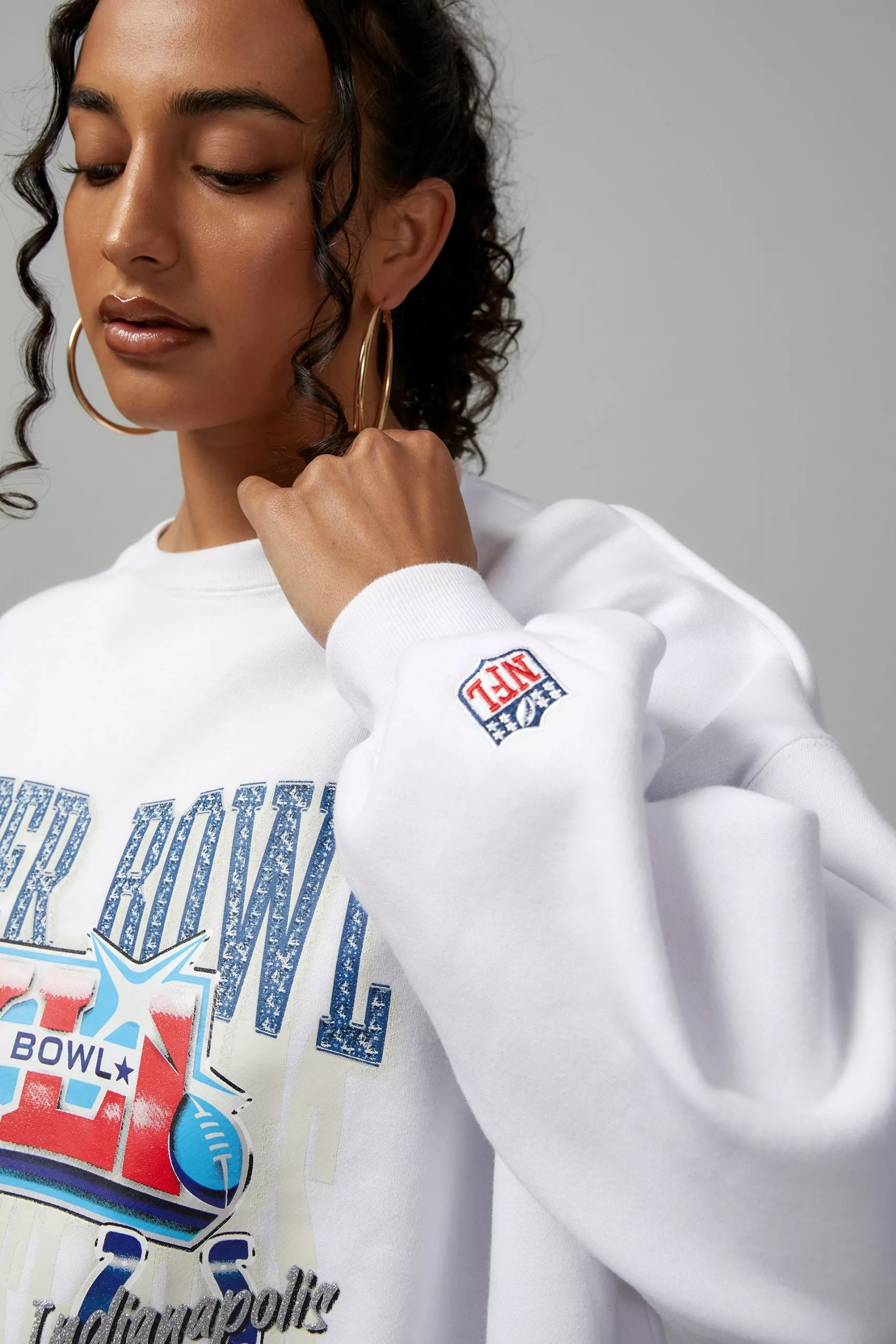 NFL Super Bowl Slouchy Graphic Crew - Image 2