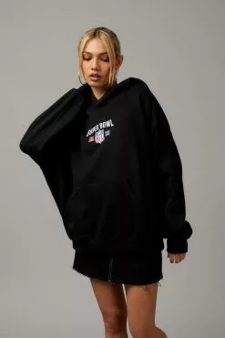 NFL Super Bowl Slouchy Graphic Hoodie