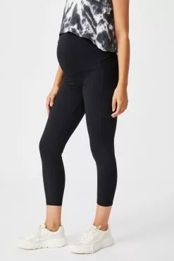Body Maternity Rib Pocket 7/8 Tight