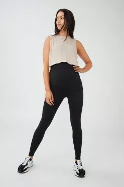 Body Premium Maternity Pocket Full Length Tight