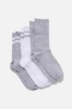 Body 3Pk Crew Sock