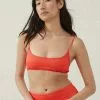 Body Scoop Neck Crop Bikini Top
