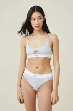 Body Organic Cotton Branded Bikini Brief