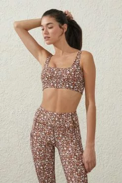 Body Recycled Square Neck Crop