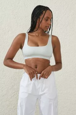 Body Recycled Square Neck Crop
