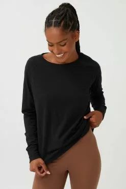 Body Active Rib Long Sleeve Top