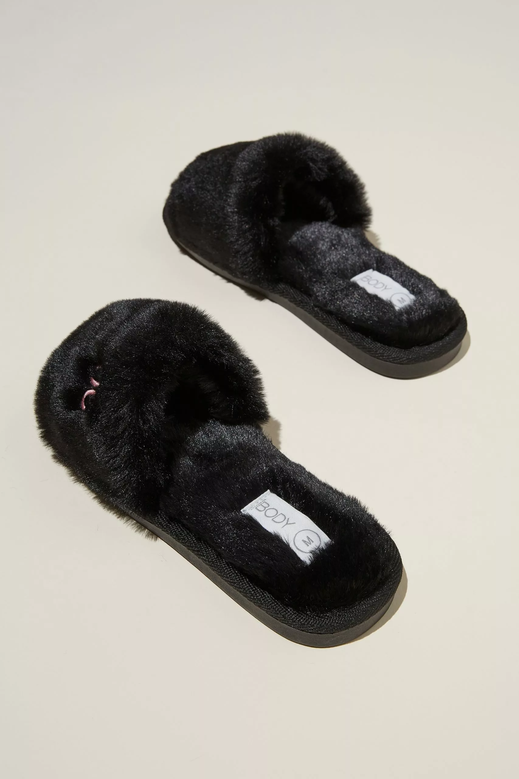 Body Personalised Fur Slide Slipper - Image 3