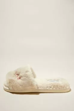 Body Personalised Fur Slide Slipper