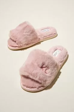 Body Personalised Fur Slide Slipper