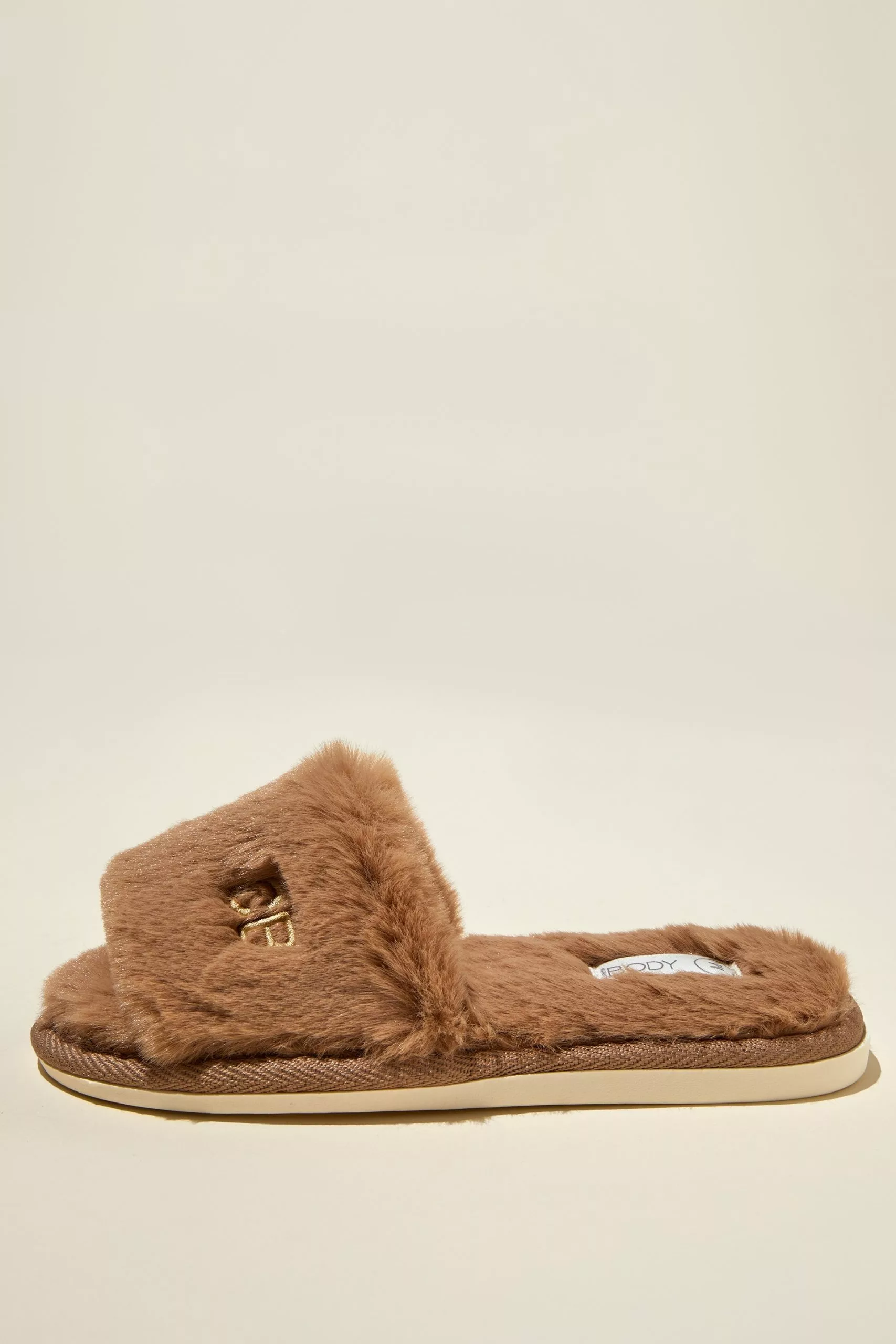 Body Personalised Fur Slide Slipper - Image 2
