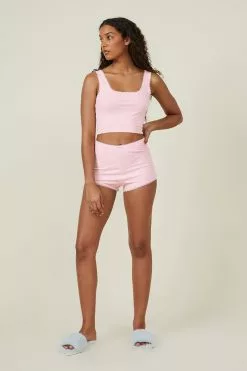 Body Rib Lace Short
