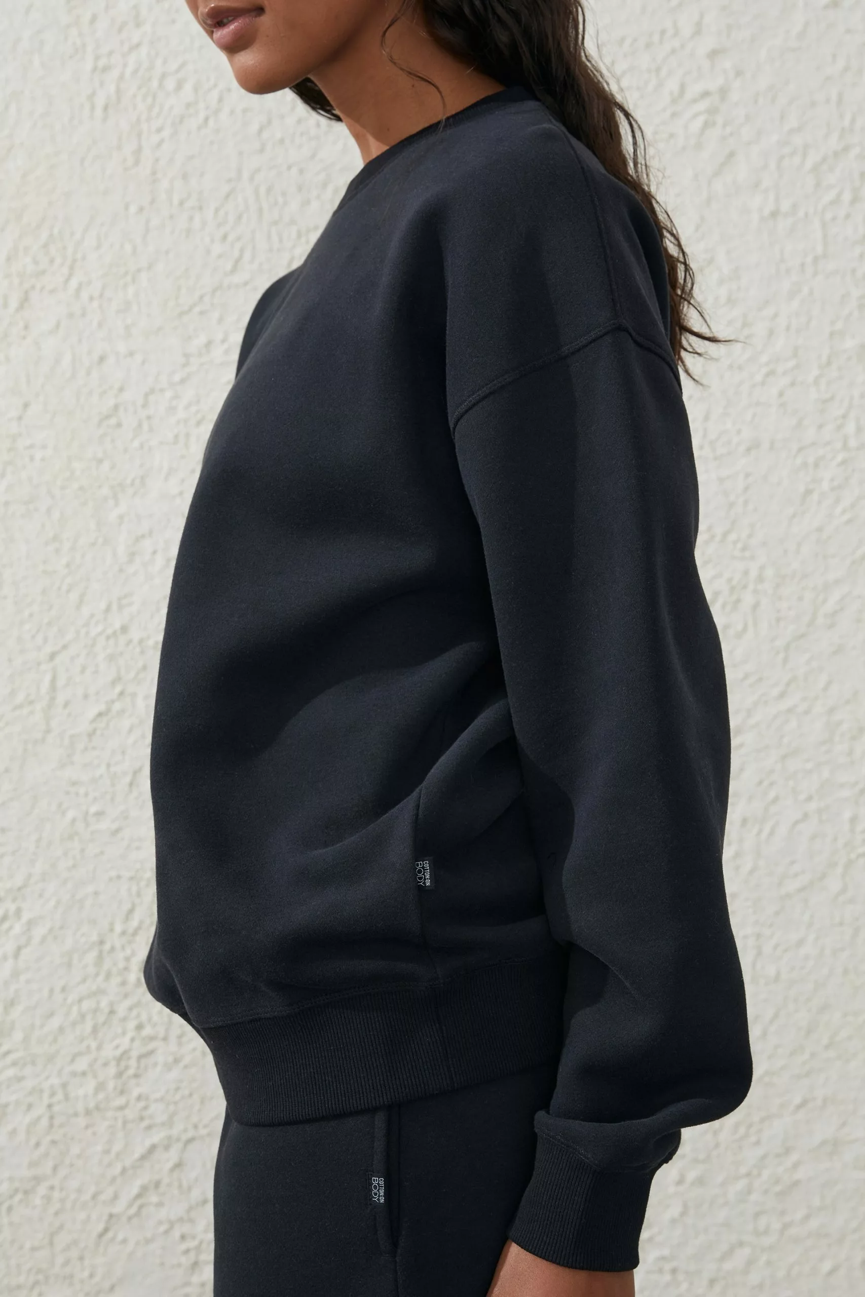 Body Plush Essential Crew Jumper - Image 2