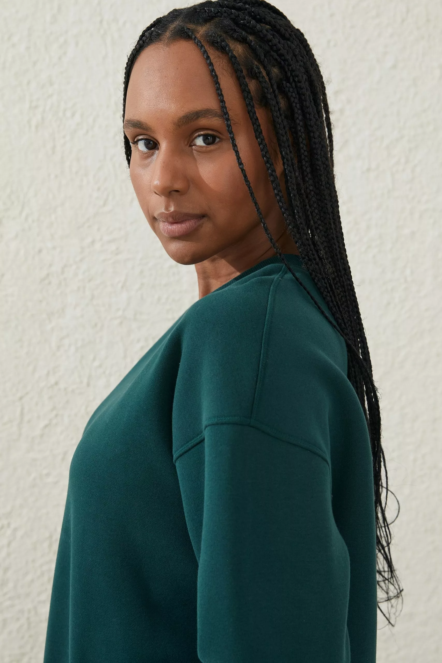 Body Plush Essential Crew Jumper - Image 2