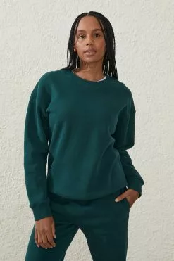 Body Plush Essential Crew Jumper